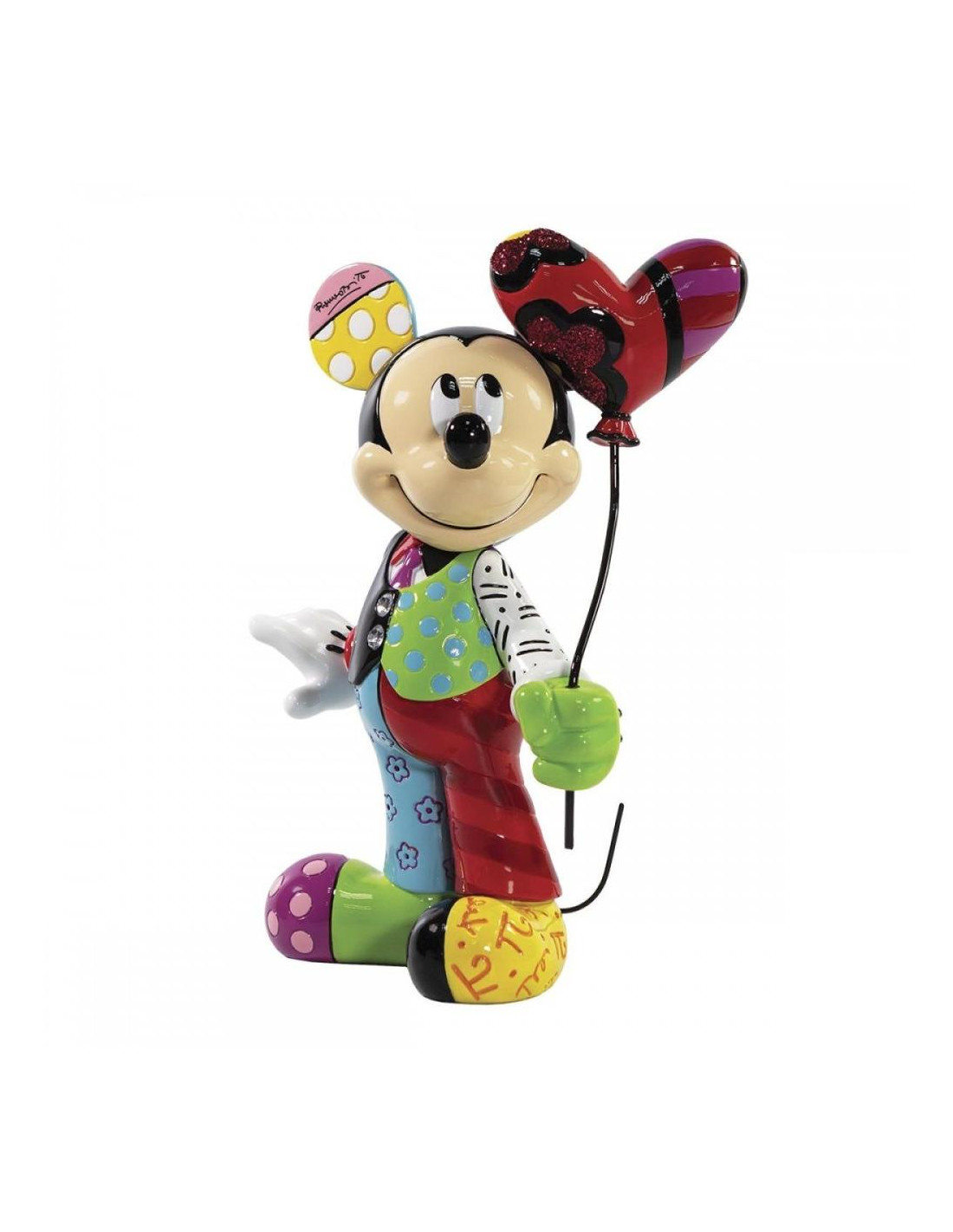 FIGURA DISNEY BRITTO MICKEY LOVE ESTILO BRITTO