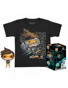FUNKO POCKET POP & TEE TRACER - OVERWATCH TALLA M