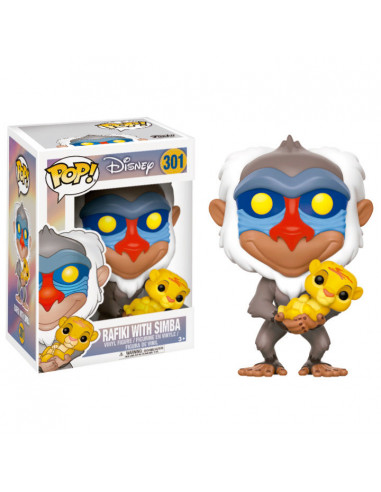 FUNKO POP RAFIKI WITH SIMBA 301 DISNEY