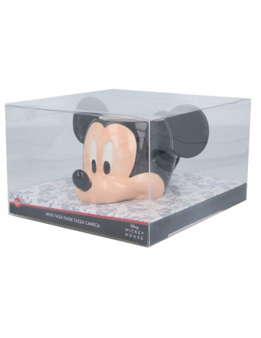 TAZA CERÁMICA 3D 360 ML CABEZA MICKEY 