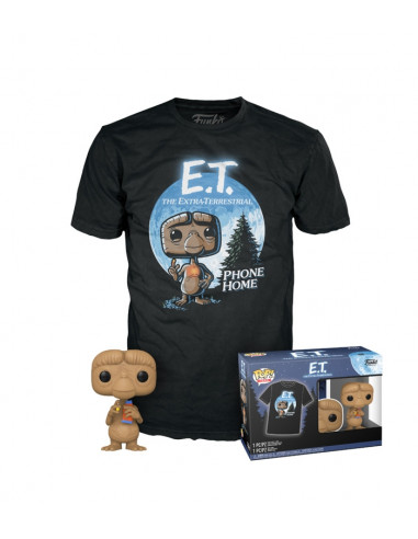 FUNKO POP & TEE E T  PHONE HOME CAMISETA TALLA XL