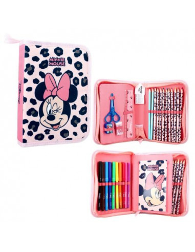 ESTUCHE MINNIE MOUSE LAPICES 