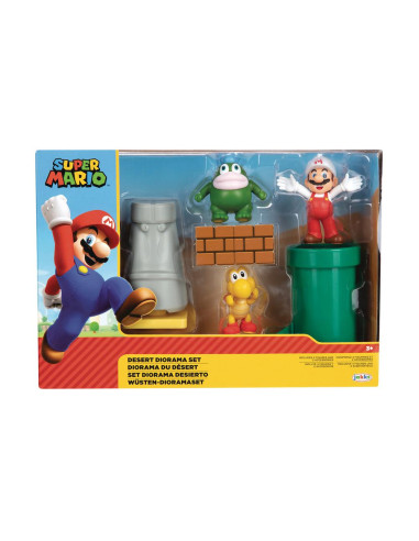 FIGURA SUPER MARIO DIORAMA DESIERTO