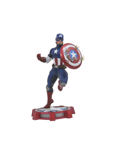 FIGURA CAPITAN AMÉRICA MARVEL 23CM  DIORAMA GALLER