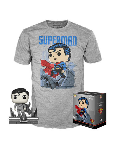 FUNKO POP SUPERMAN   CAMISETA TALLA L