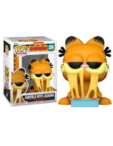 FUNKO POP GARFIRLD COMIENDO LASAÑA 39