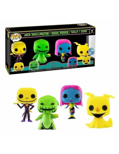 FUNKO POP PACK 4 JACK  OOGIE  SALLY  ZERO