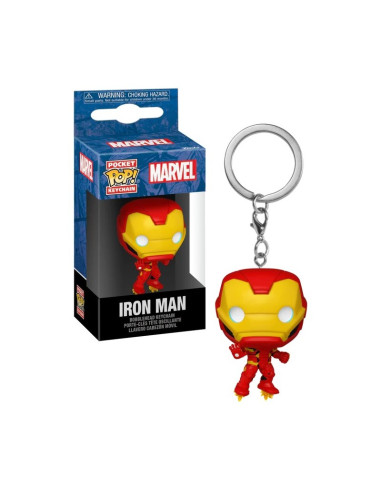 FUNKO POP LLAVERO IRON MAN MARVEL