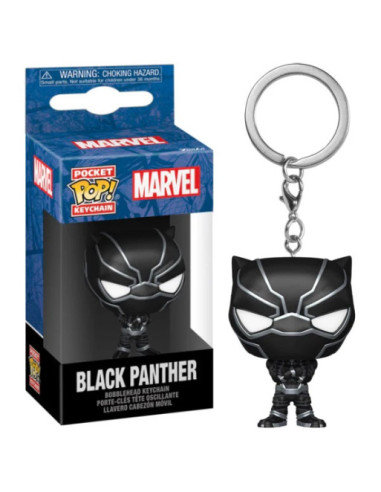 FUNKO POP LLAVEROS BLACK PANTHER MARVEL