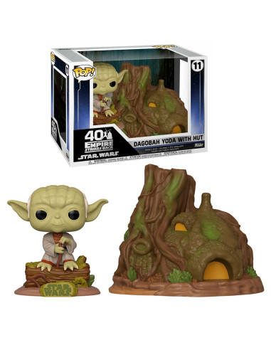 FUNKO POP DAGOBAH YODA WITH HUT 11 STAR WARS