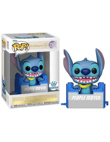 FUNKO POP STITCH ON THE PEOPLEMOVER 1165 DISNEY 