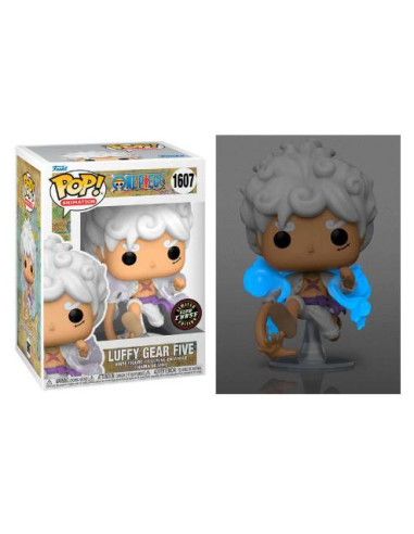 FUNKO POP  LUFFY GEAR FIVE 1607 LIMITED GLOW CHASE