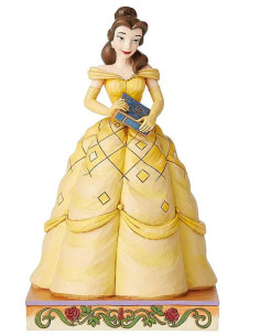 FIGURA BELLA CON UN LIBRO LA BELLA Y LA BESTIA 