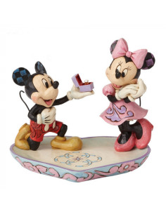 FIGURA MICKEY Y MINNIE PROPUESTA DE MATRIMONIO