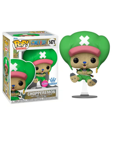 FUNKO POP CHOPPEREMON 1471 FLOCKED ONE PIECE 