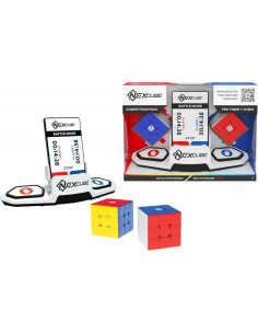 NEXCUBE 3X3 BATTLE PACK  2 CUBOS   TEMPORIZADOR