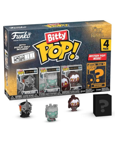 FUNKO BITTY POP SEÑOR DE LOS ANILLOS  4 FIGURAS