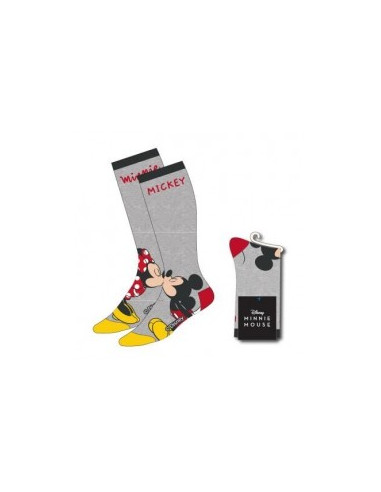 CALCETINES MINNIE Y MICKEY TALLA 36-43