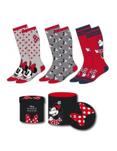 CALCETINES PACK DE 3 MINNIE MOUSE TALLA 36-43