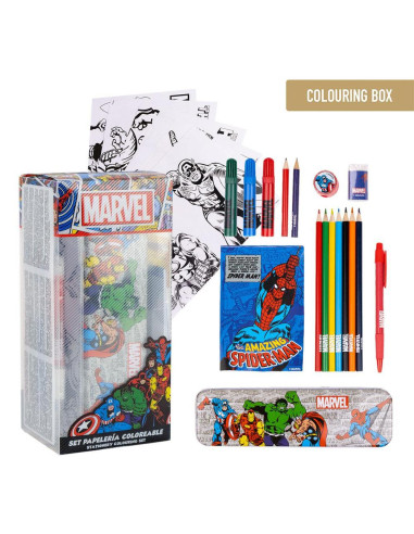 SET DE COLORES MARVEL