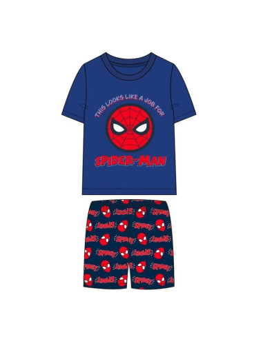 PIJAMA CORTO SINGLE JERSEY SPIDER-MAN TALLA 7 AÑOS