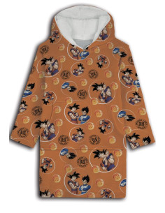 SUDADERA OVERSIZE NIÑO DRAGON BALL DE 7-14 AÑOS