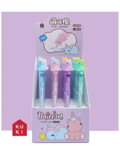 BOLIGRAFO DE DISEÑO SURTIDO DE UNICORNIO LA UNIDAD