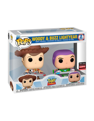 FUNKO POP WOODY Y BUZZ LIGHTYEAR EXPO 2024