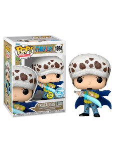 FUNKO POP E E  TRAFALGAR LAW GLOWS IN THE DARK