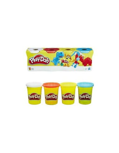 JUEGO PLAY-DOH PACK 4 BOTES SURTIDOS