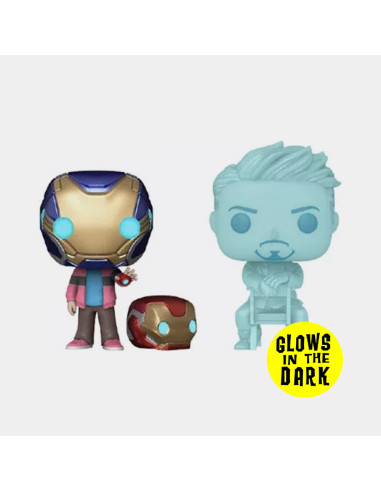 FUNKO POP E E  MORGAN STARK Y TONY STARK