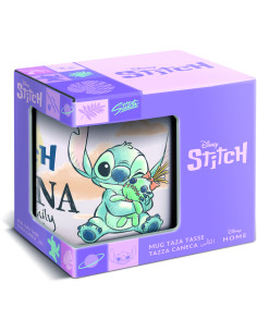 TAZA CERAMICA 325ML STITCH OHANA