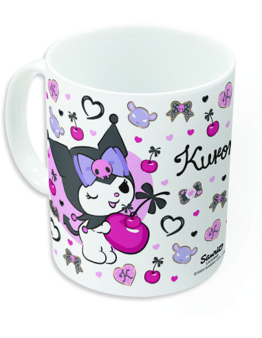 TAZA CERAMICA 325ML KUROMI