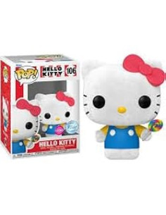 FUNKO POP HELLO KITTY FLOCKED