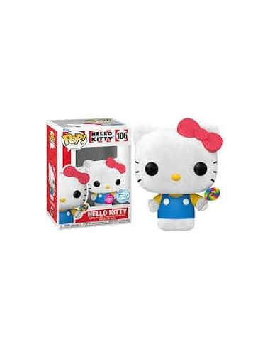FUNKO POP HELLO KITTY FLOCKED