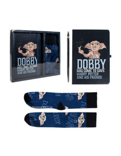 SET DE REGALO CUADERNO-BOLI-CALCETINES  DOBBY