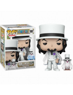 FUNKO POP E E  ONE PIECE ROB LUCCI WITH HATTORI